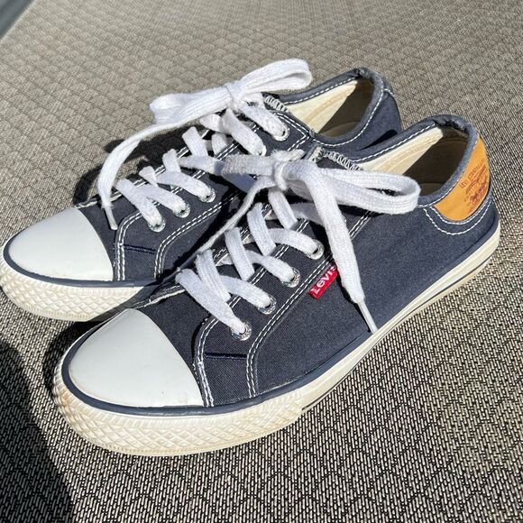 Levi's Navy Canvas Sz 6.5 Women's Stan Buck - Picture 8 of 15